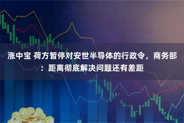 涨中宝 荷方暂停对安世半导体的行政令，商务部：距离彻底解决问题还有差距