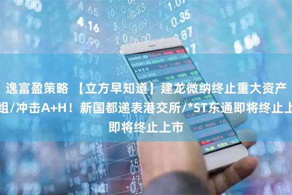 逸富盈策略 【立方早知道】建龙微纳终止重大资产重组/冲击A+H！新国都递表港交所/*ST东通即将终止上市
